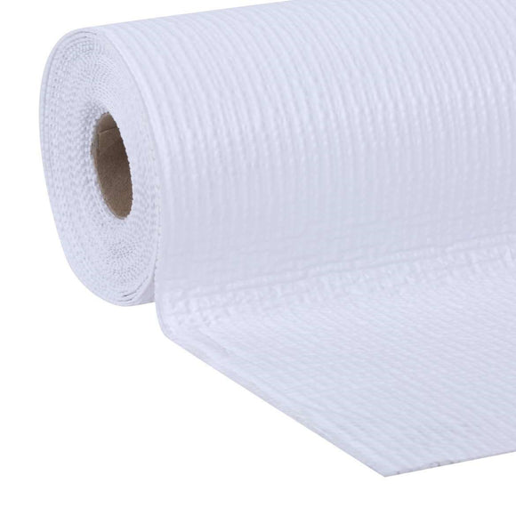 Smooth Top Shelf Liner, White, 20 In. x 18 Ft.