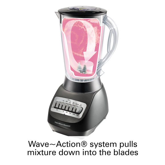 Smoothie Electric Blender with 10 Speeds, 56 oz. BPA-free Plastic Jar