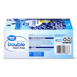 Fresh Seal Double Zipper Freezer Bags, Quart, 75 Count