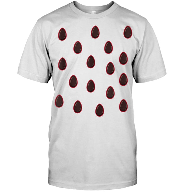 White Printed Watermelon Unisex T-Shirt